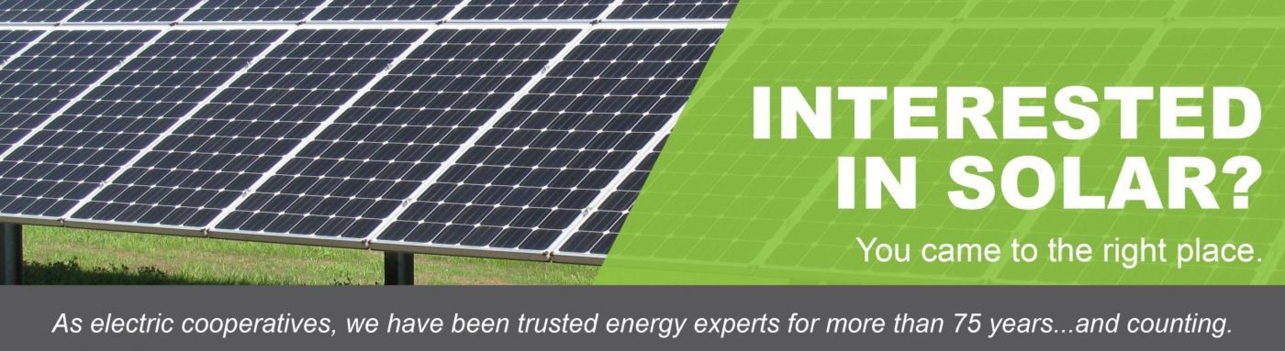 Interested In Solar? 